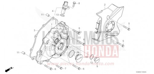 PANNEAU CARTER-MOTEUR G. CBF125NAT de 2026